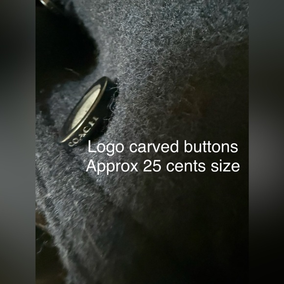 90’s ⭐️ COACH rare 2 PURSE 👛 pockets, wool, EUC VINTAGE collector piece - Picture 8 of 16